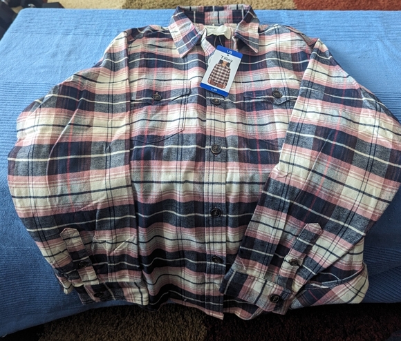 L: Tilley women's large flannel shirt - Picture 6 of 7